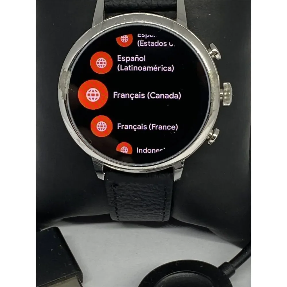 Fossil Gen 4 Authentic Digital Dial Smart Watch Custom Band FTW6017 PD680